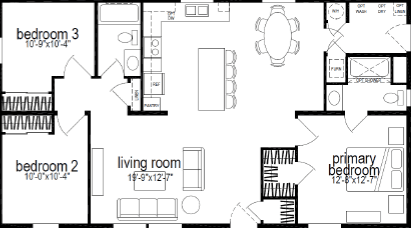 Ridgewood j914 floor plan home features