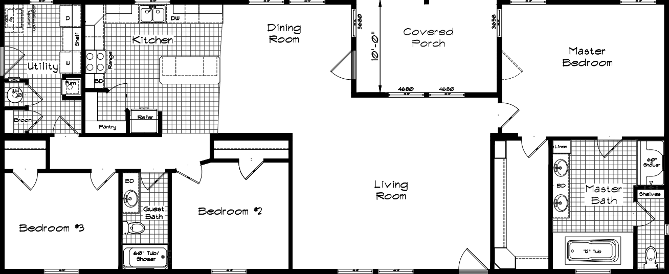 Cedar canyon 2086 floor plan home features