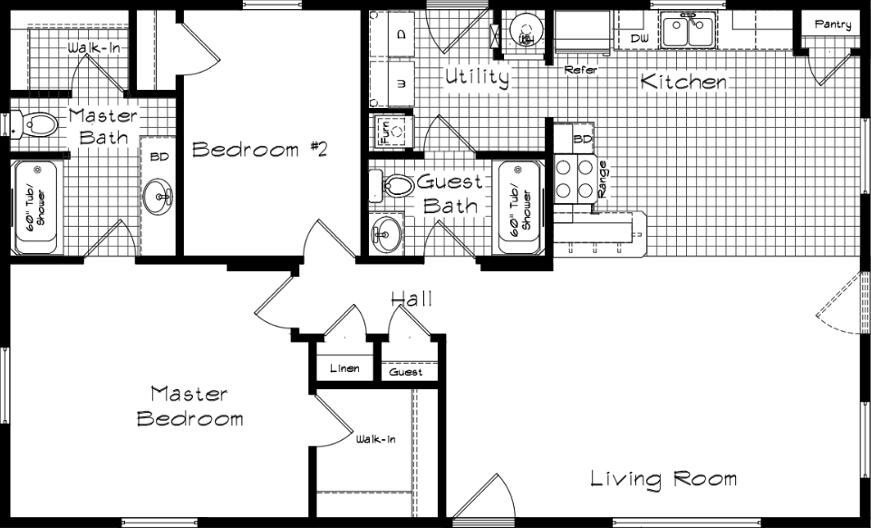 Cedar canyon 2048 floor plan home features