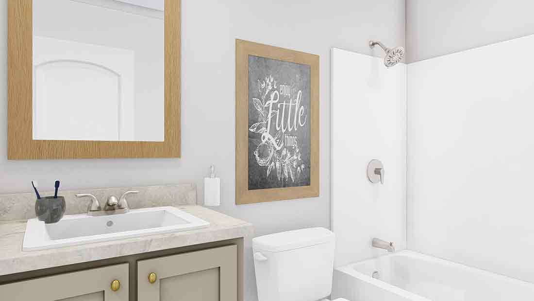 Stayin' alive bathroom home features