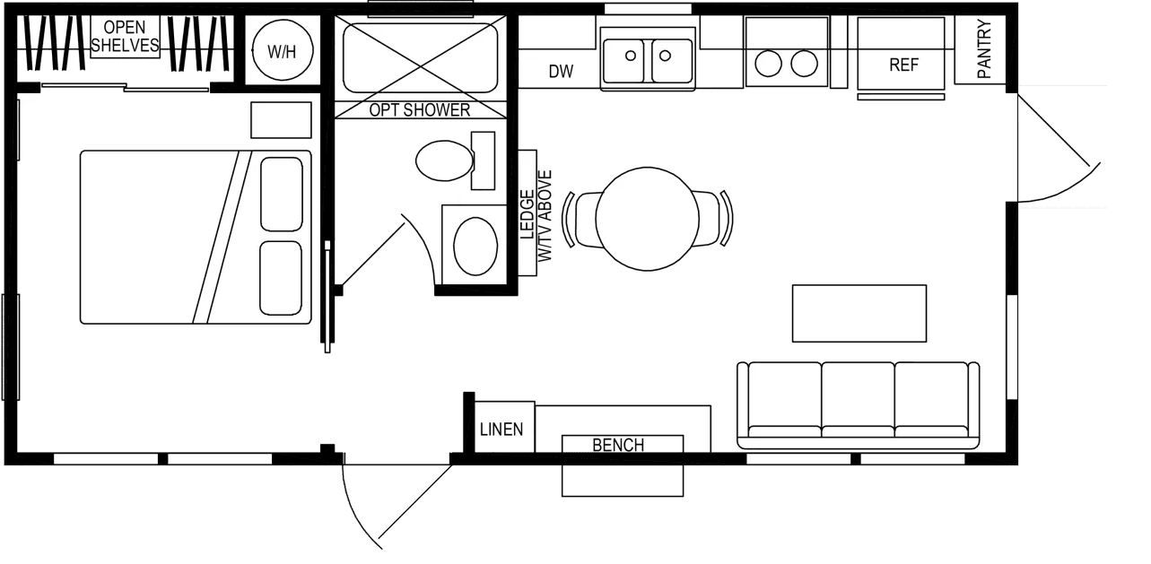 Shore park 3200 floor plan home features