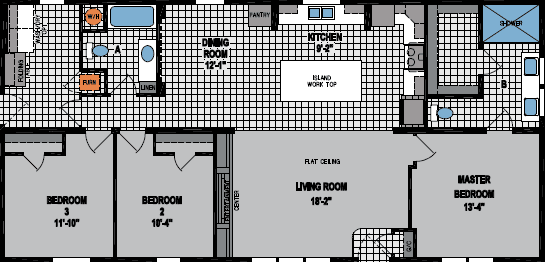 Spectra rh7105 floor plan home features