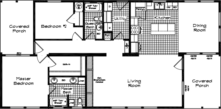 Meadow ranch 4002 floor plan home features