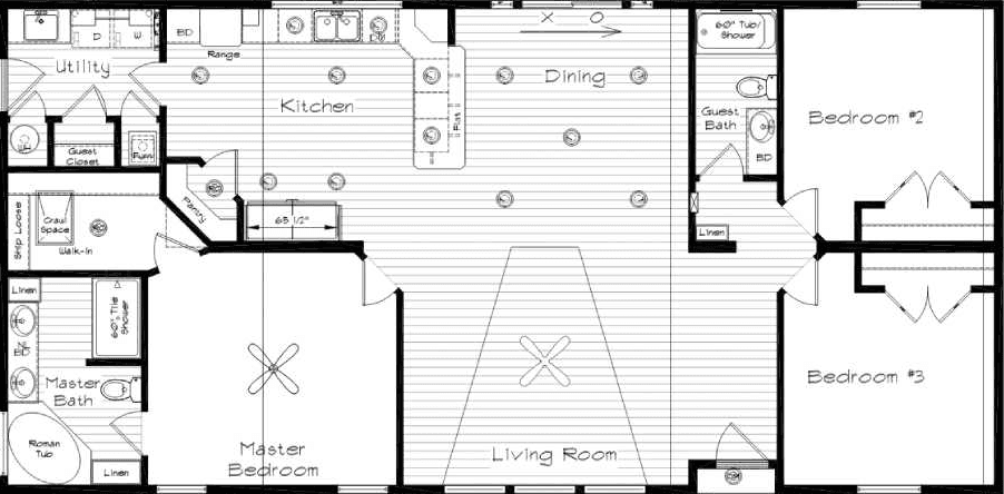 Cedar canyon 2020-3 floor plan home features