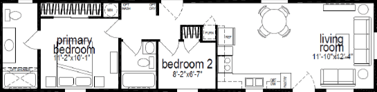 Ridgewood j440 floor plan home features