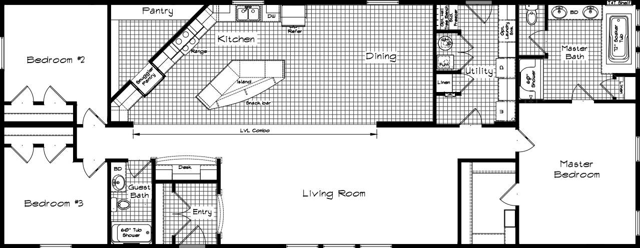 Cedar canyon 2077 floor plan home features