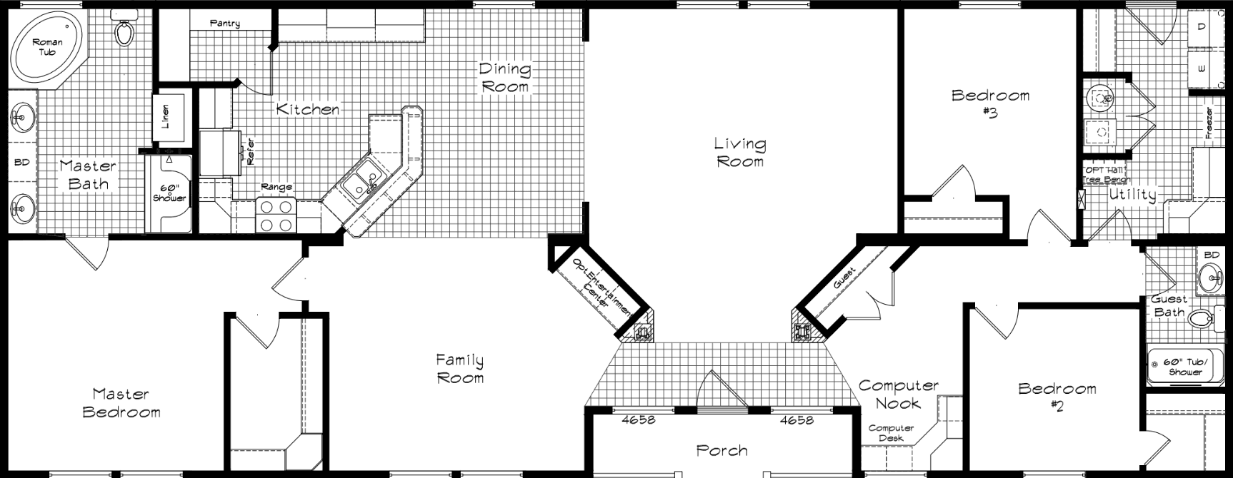 Cedar canyon 2074 floor plan home features