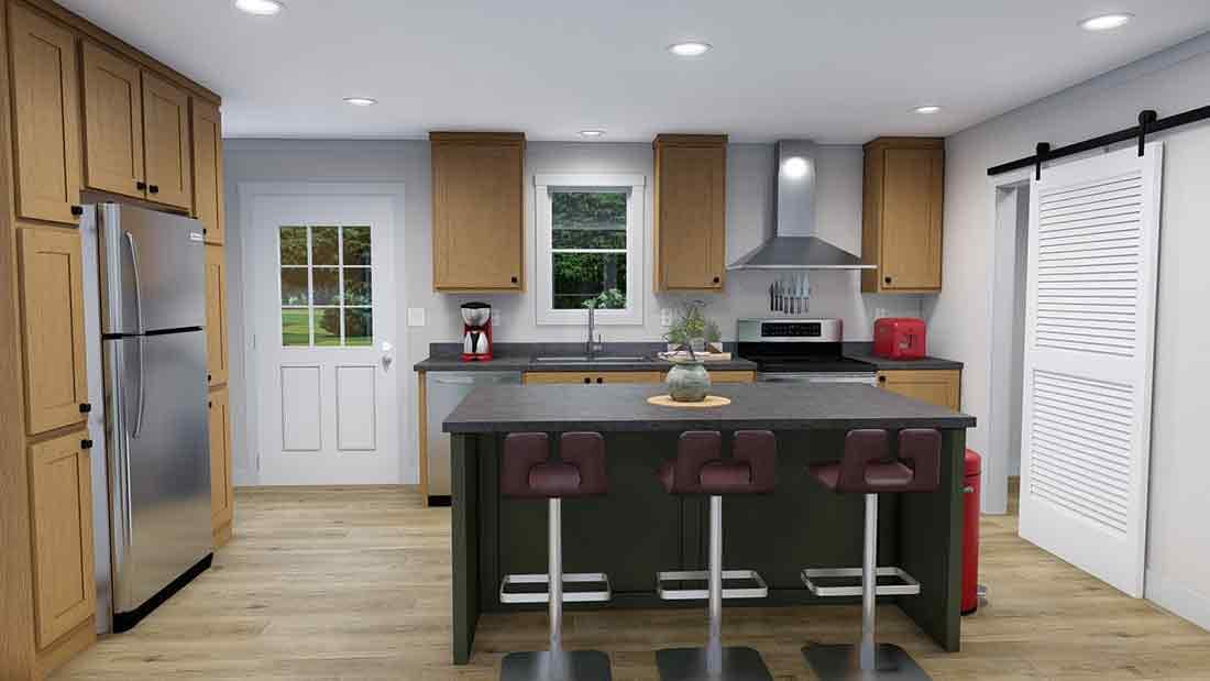 Lovely day kitchen home features